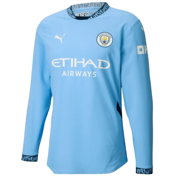 Camisa Manchester City Home 24/25 - Puma Manga comprida - Lançamento