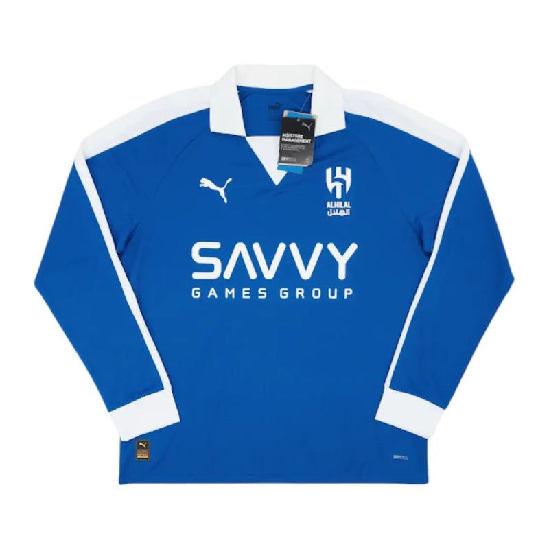 Camisa Al Hilal 67TH 24/25 - Puma Manga Comprida Masculina - Lançamento