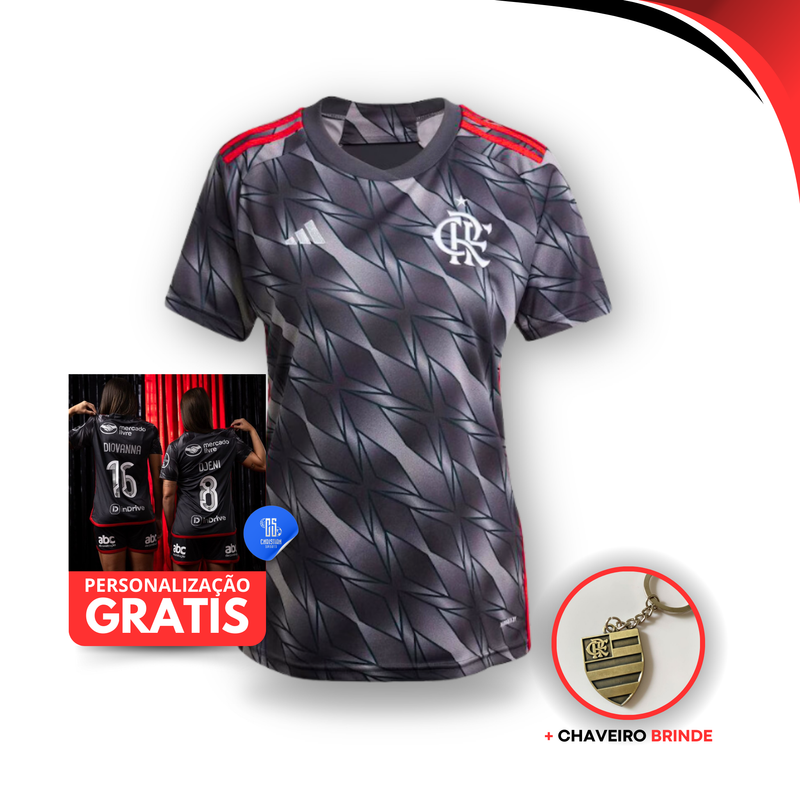 Camisa Flamengo Third 24/25 - Feminina - Lançamento