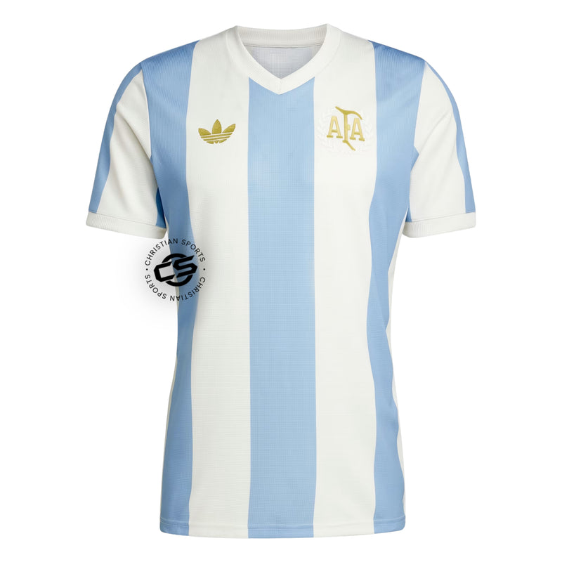 Camisa Argentina Home 50th 25/26 Copa América - Adidas Torcedor Masculina - Lançamento