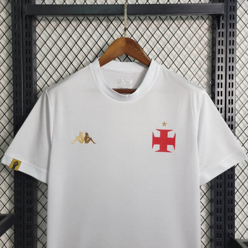 Camisa Vasco Goleiro 23/24 - Kappa Torcedor Masculina - Branca
