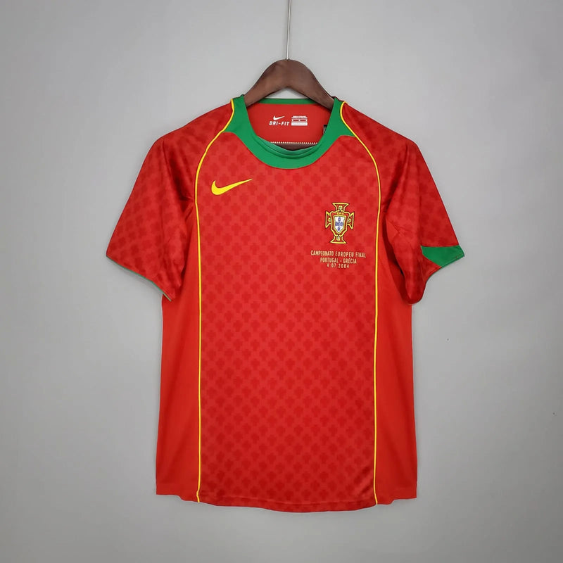 Camisa Portugal Titular 2004 - Versão Retro
