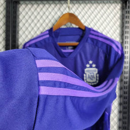 Camisa Argentina Away 23/24 3 Estrelas - Adidas Manga Comprida - Versão Torcedor