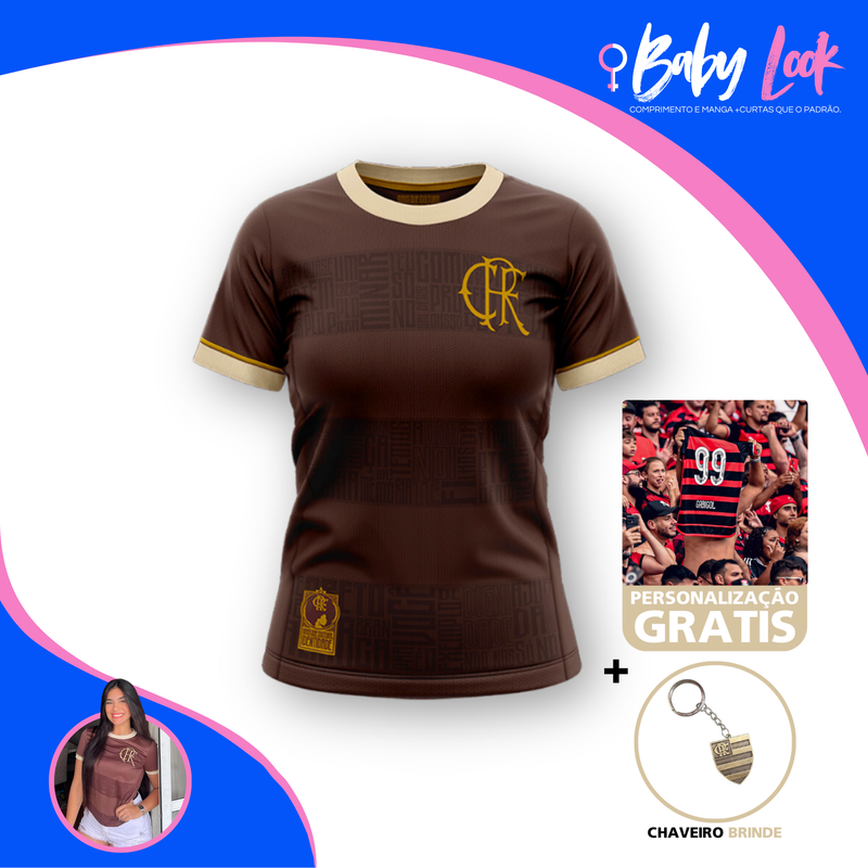 Camisa Flamengo Identidade 24/25 - Feminina - Lançamento
