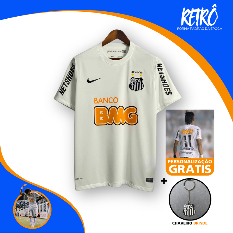 Camisa Santos Titular 11/12 - Versão Retro