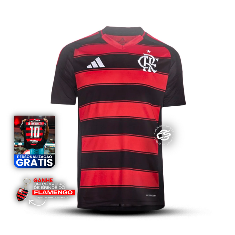 Pré Venda - Camisa Flamengo Home 25/26 - Adidas Torcedor Masculina
