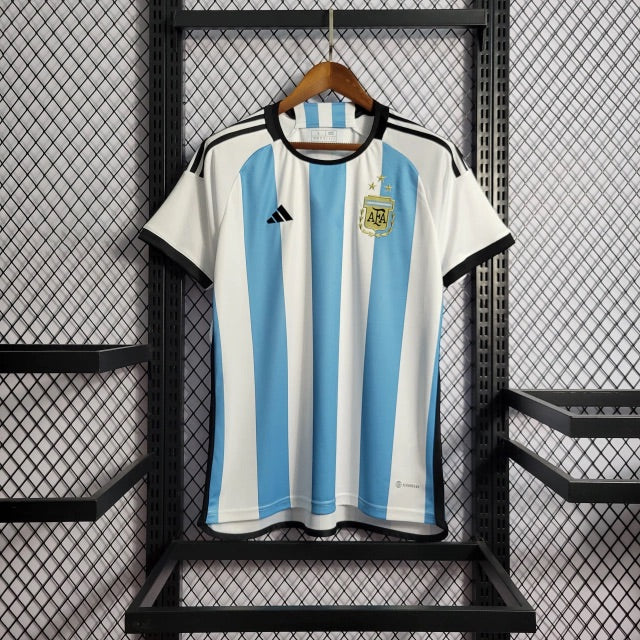 Camisa Argentina Home 23/24 3 Estrelas - Adidas Torcedor Masculina