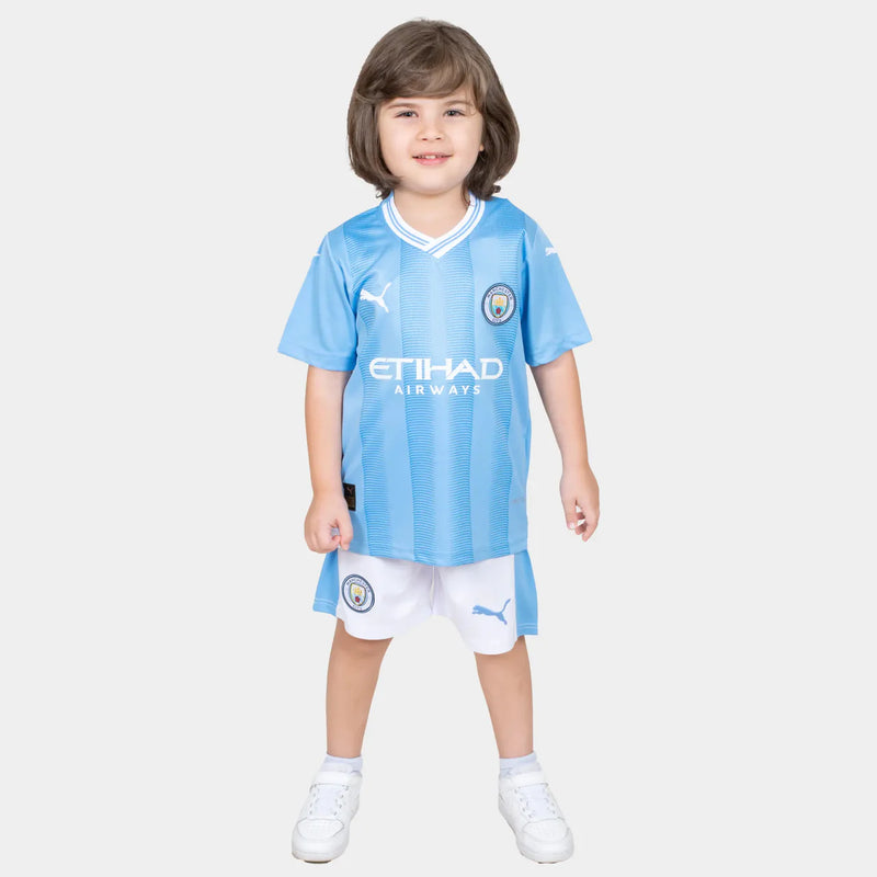 Kit Infantil Manchester City Home 23/24
