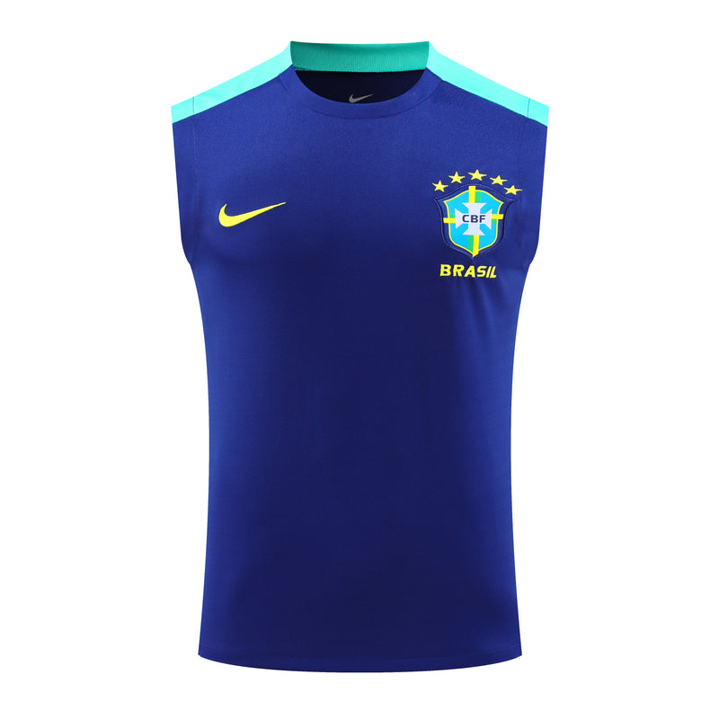 Regata Brasil Treino Copa América 24/25 - Nike Torcedor Masculina - Lançamento