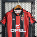 Camisa Milan Titular 98/99 - Versão Retro