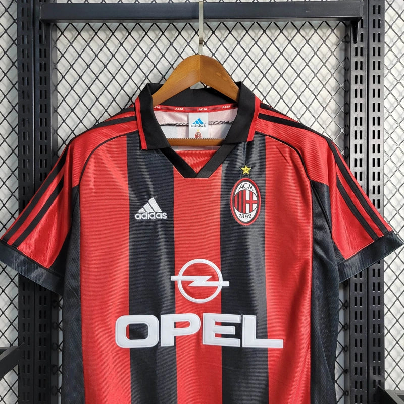 Camisa Milan Titular 98/99 - Versão Retro