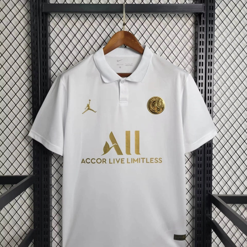 Camisa PSG Polo All White 23/24 - Nike Torcedor Masculina - Lançamento