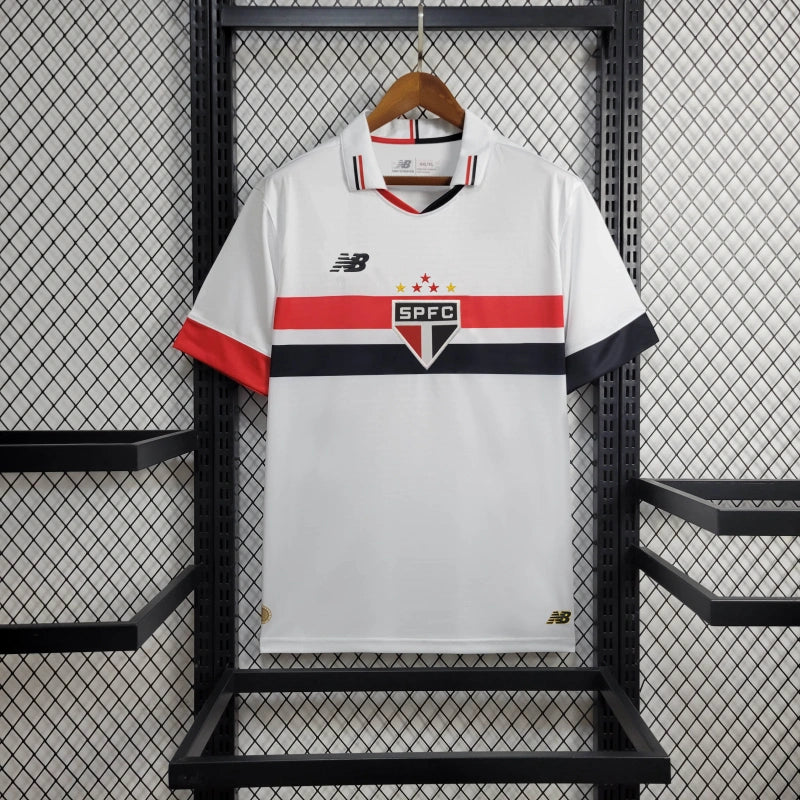 Camisa São Paulo Titular 24/25 - NB Torcedor Masculina - Lançamento