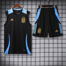 Kit Regata Argentina Treino 24/25 Preto - Lançamento