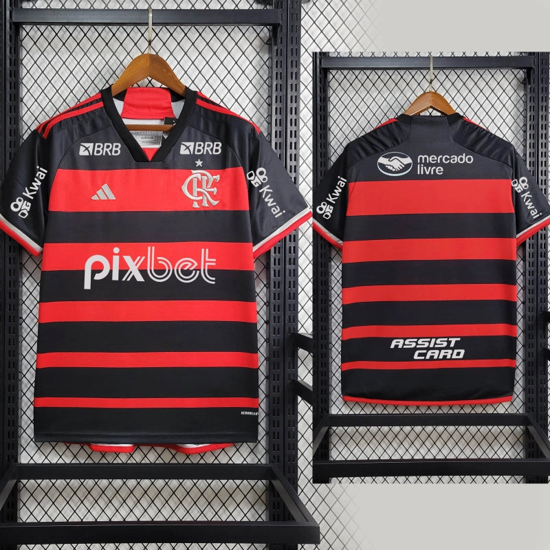 Camisa Flamengo Home 24/25 - Adidas Torcedor Masculina