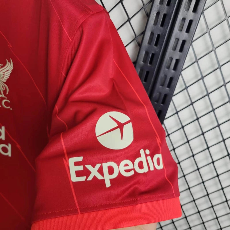 Camisa Liverpool Home 21/22 - Nike Torcedor Masculina - Lançamento
