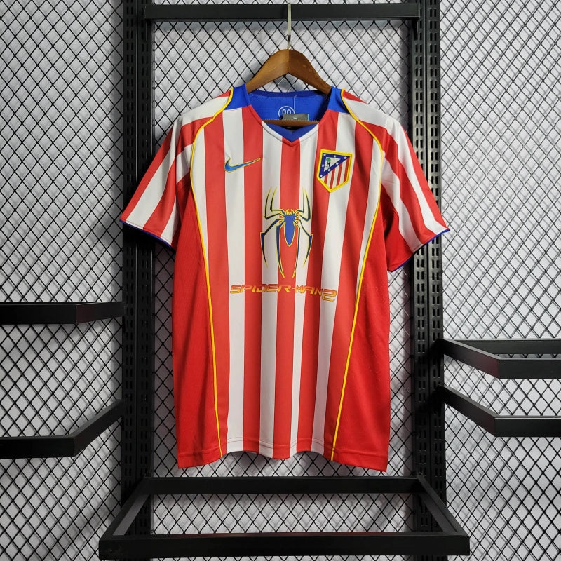 Camisa Atlético de Madrid Home 04/05  - Versão Retro