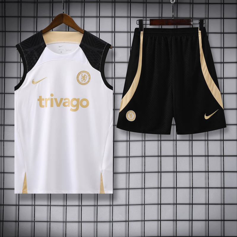Kit Regata Chelsea Treino 23/24 - Branco