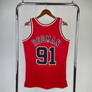 Regata NBA Chicago Bulls 97/98 - Red Hardwood - M&Ness