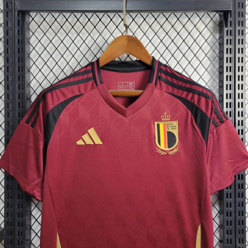 Camisa Bélgica Home 24/25 Euro - Adidas Torcedor Masculina - Lançamento