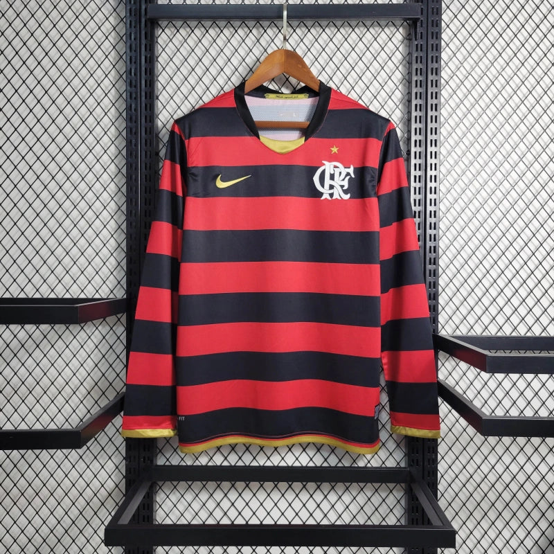 Camisa Flamengo Titular 08/09 - Versão Retro - Manga Comprida