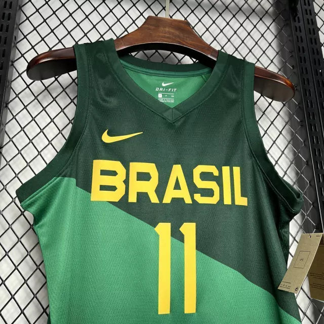 Regata NBA Brasil Olimpíadas 2024 Verde - Nike