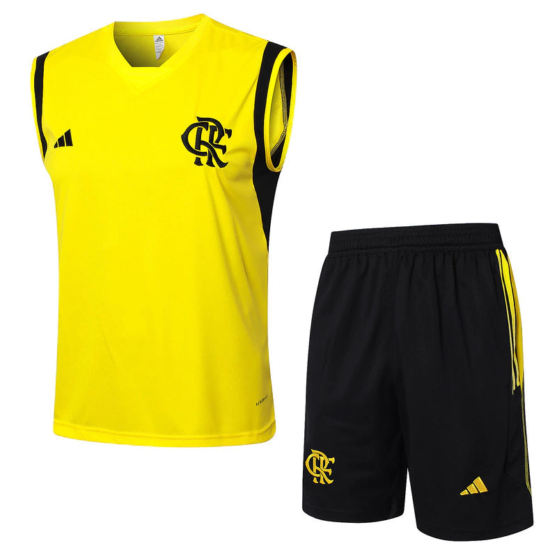 Kit Regata Flamengo Treino 24/25 Amarelo - Lançamento