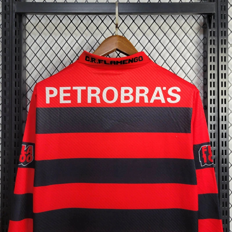 Camisa Flamengo Home 94/95 - Versão Retro - Manga Comprida