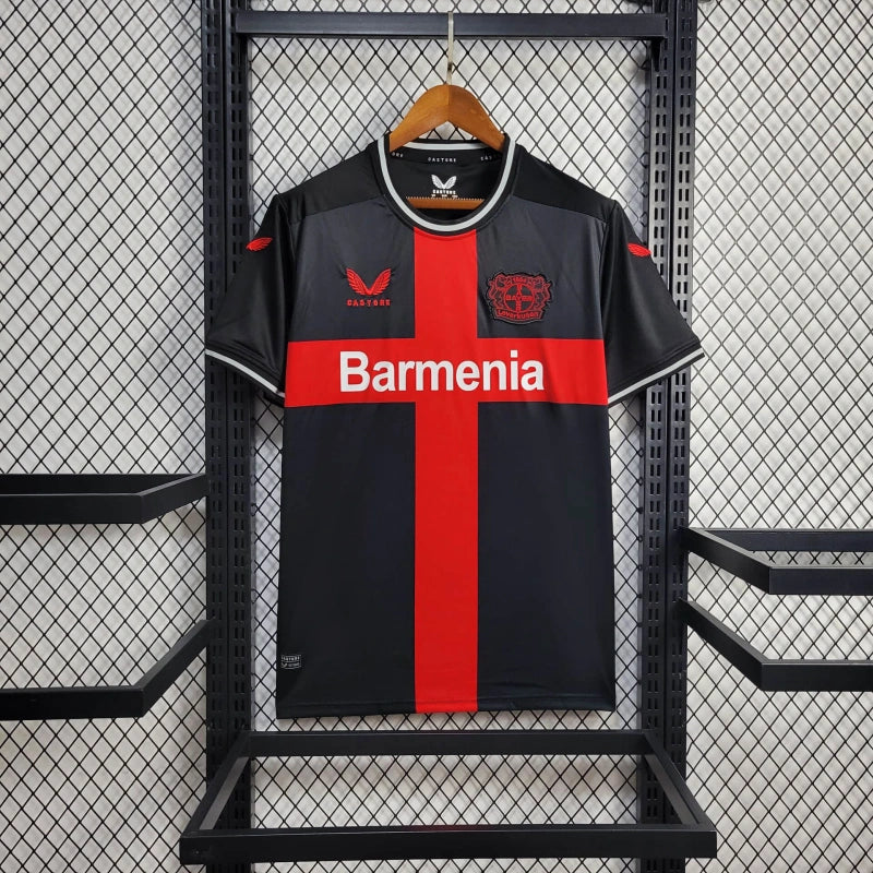 Camisa Bayer Leverkusen Home 23/24 - Castore Torcedor Masculina