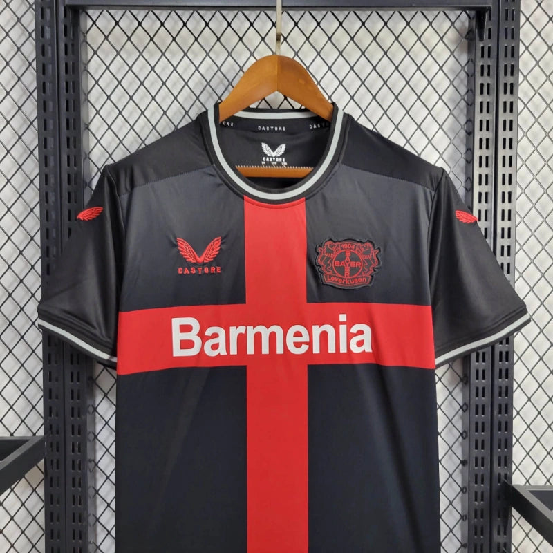 Camisa Bayer Leverkusen Home 23/24 - Castore Torcedor Masculina