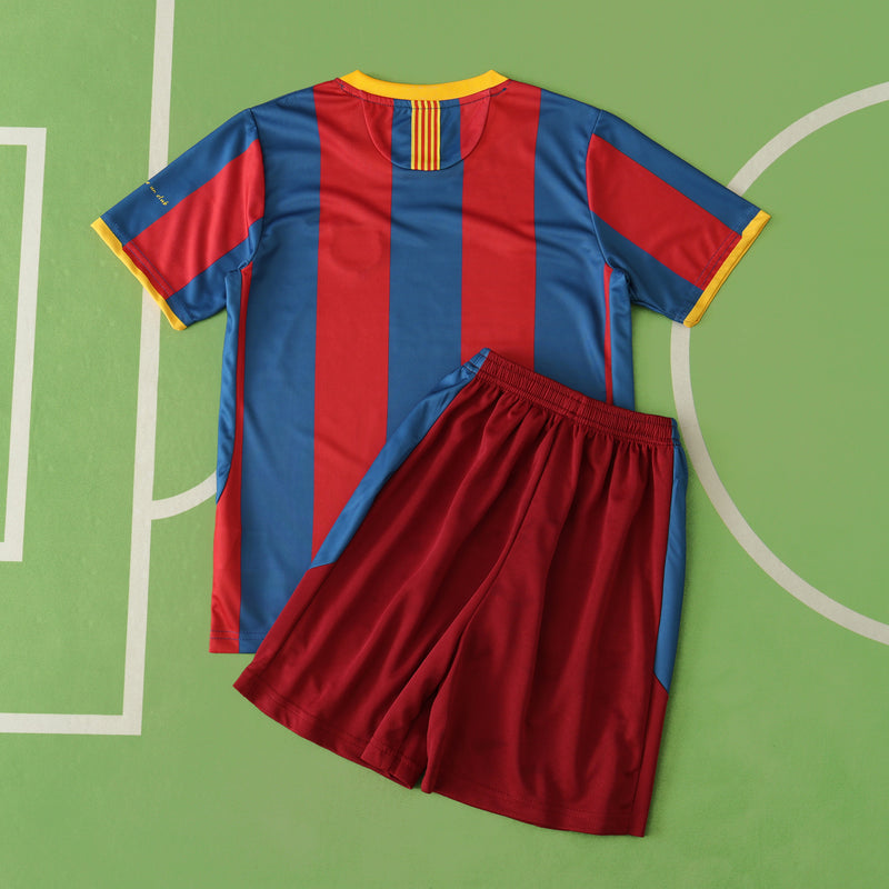 Kit Infantil Barcelona Home 10/11 - Retro