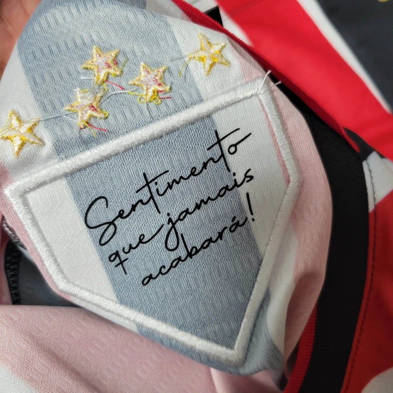 Camisa São Paulo Reserva 24/25 - NB Torcedor Masculina - Lançamento