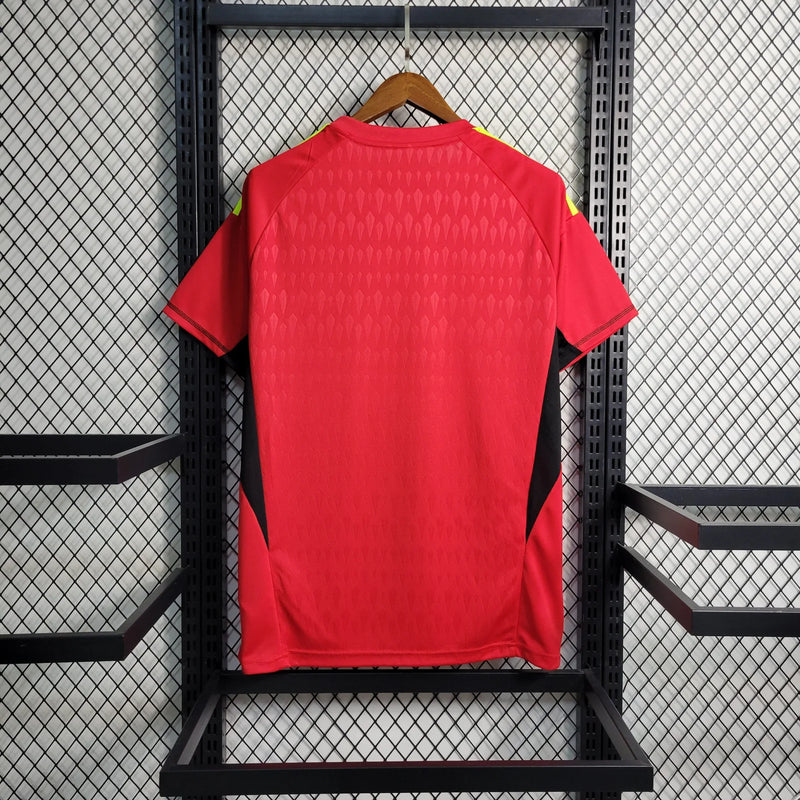 Camisa Argentina Goleiro 23/24 - Adidas Torcedor Masculina - Vermelho