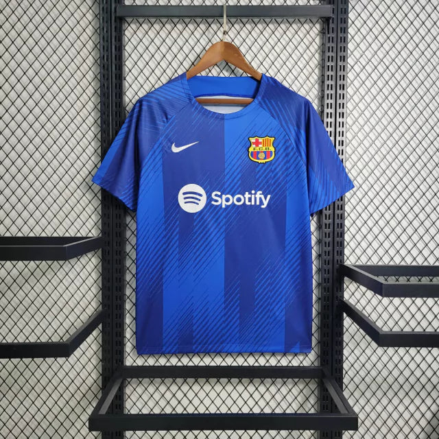 Camisa Barcelona Treino - Nike Torcedor Masculina - Azul