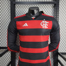 Camisa Flamengo Home 24/25 - Adidas Masculina - Jogador Manga Comprida - Lançamento