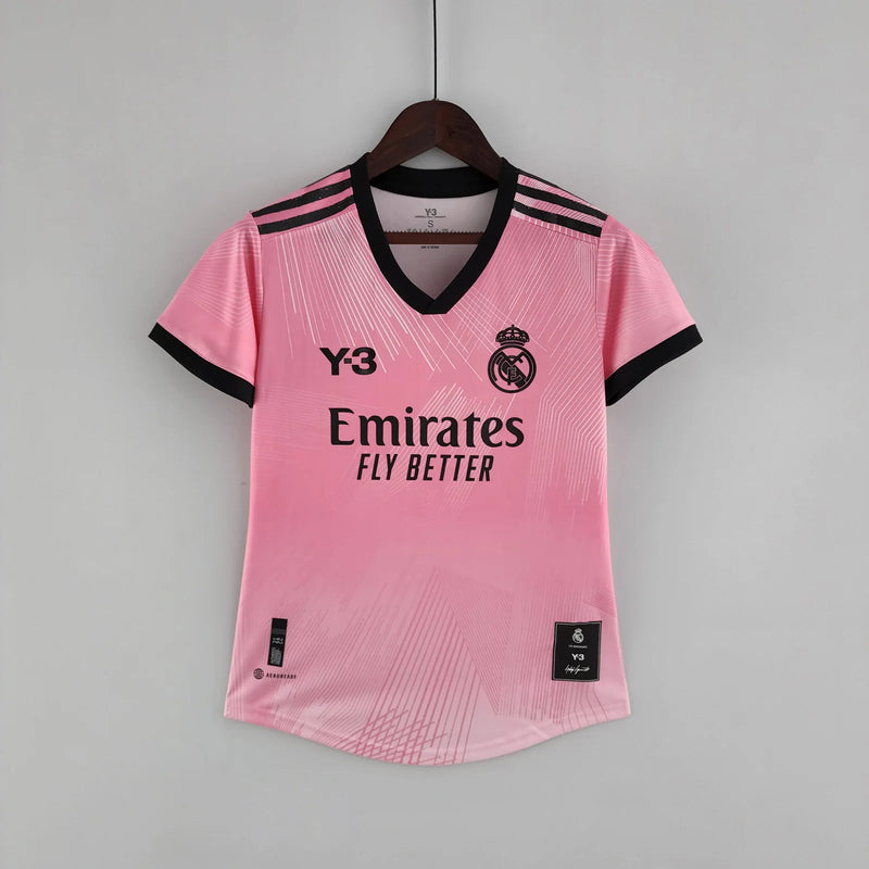 Camisa Real Madrid Y3 Rosa 22/23 - Adidas Feminina