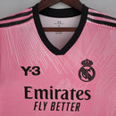 Camisa Real Madrid Y3 Rosa 22/23 - Adidas Feminina