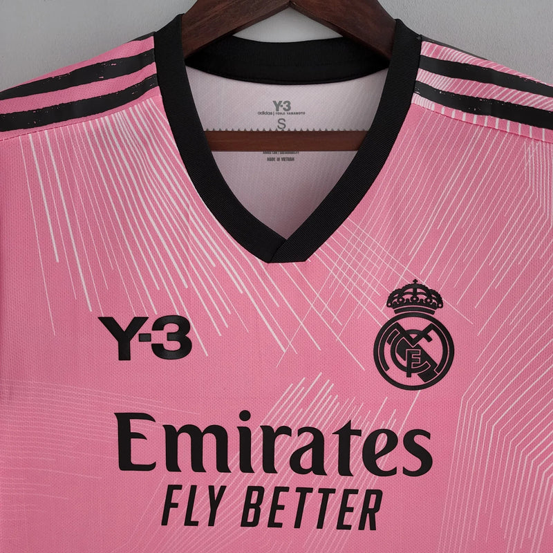 Camisa Real Madrid Y3 Rosa 22/23 - Adidas Feminina
