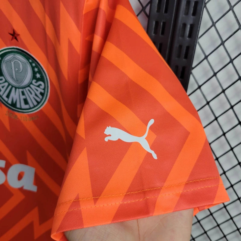 Camisa Palmeiras Goleiro 24/25 - Puma Torcedor Masculina - Laranja