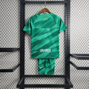 Kit Infantil Barcelona Goleiro 23/24 - Verde