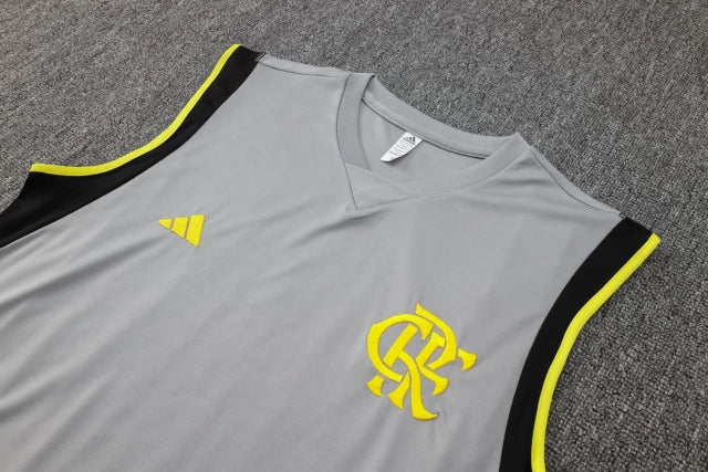 Kit Regata Flamengo Treino 24/25 Cinza - Lançamento
