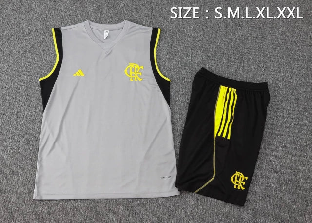 Kit Regata Flamengo Treino 24/25 Cinza - Lançamento