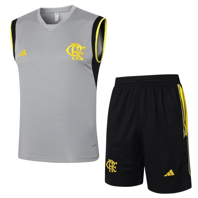 Kit Regata Flamengo Treino 24/25 Cinza - Lançamento