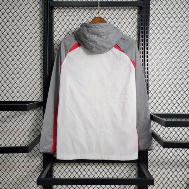 Jaqueta Corta Vento Barcelona 2023/24 - Cinza/Branco