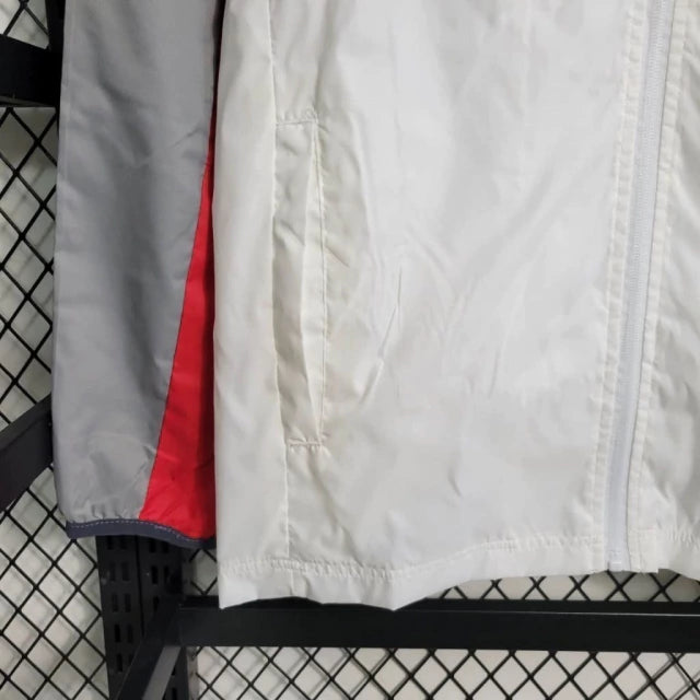 Jaqueta Corta Vento Barcelona 2023/24 - Cinza/Branco