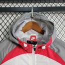 Jaqueta Corta Vento Barcelona 2023/24 - Cinza/Branco