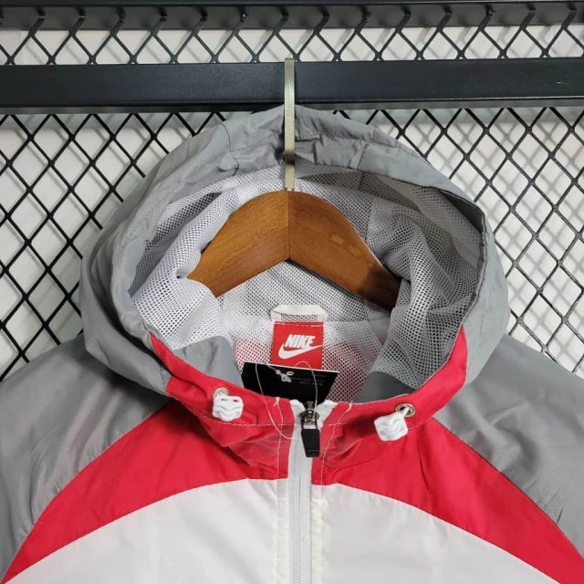 Jaqueta Corta Vento Barcelona 2023/24 - Cinza/Branco