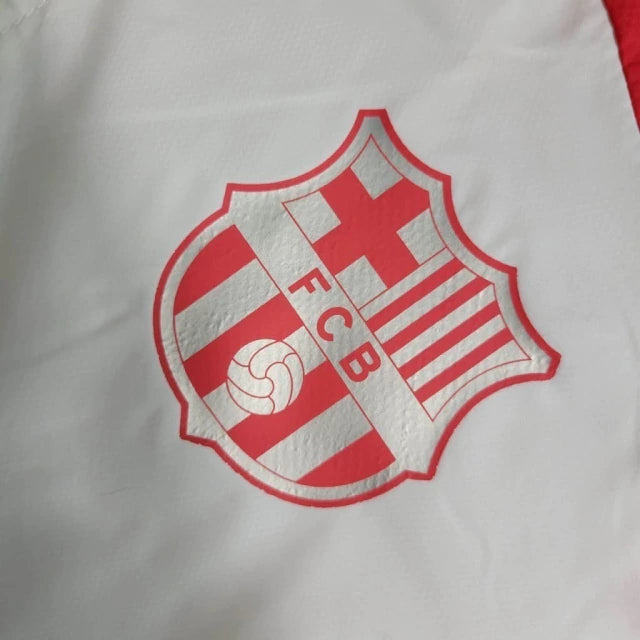 Jaqueta Corta Vento Barcelona 2023/24 - Cinza/Branco