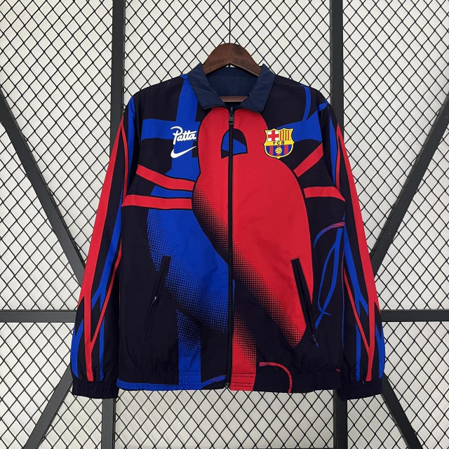 Jaqueta Corta Vento Reversível Barcelona Nike x Patta 2023/24