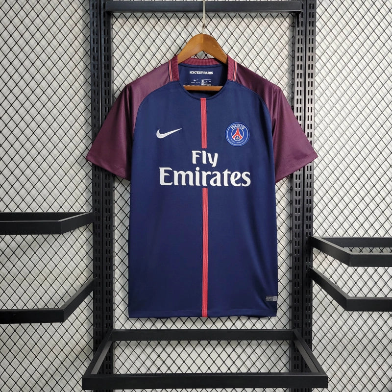 Camisa PSG Home 17/18 - Versão Retro